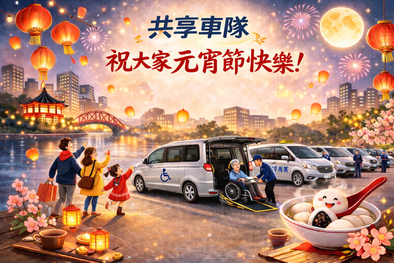 燈火璀璨迎元宵，共享團圓好時光